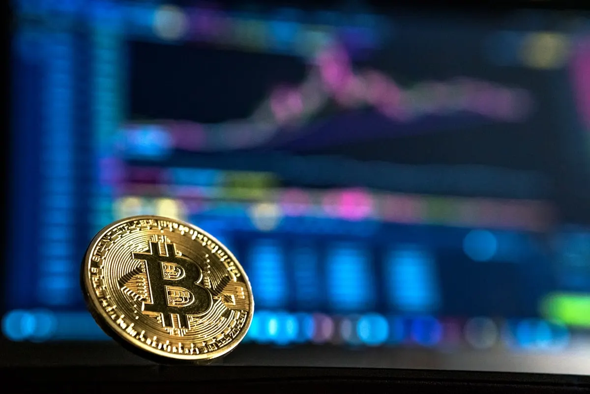 Cryptocurrency exchange illustration